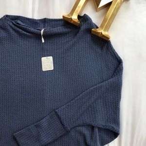 NWT Free People Waffle Top!